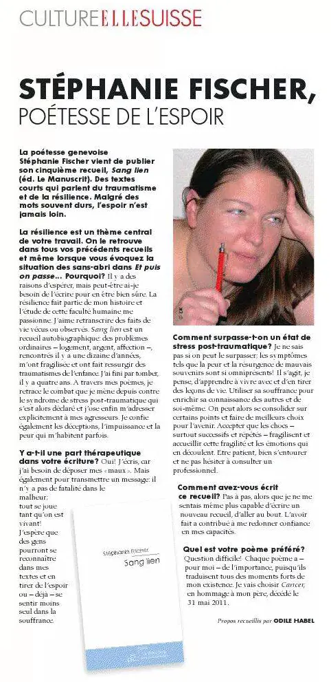 Photo de l'article sur Stéphanie Fischer
